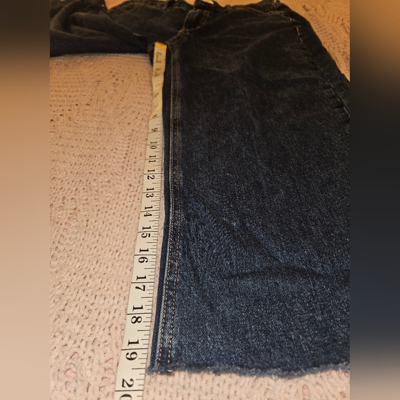 Classic Blue Extra Wide-Leg Distrested Women's Jeans NWT - Picture 4 of 5